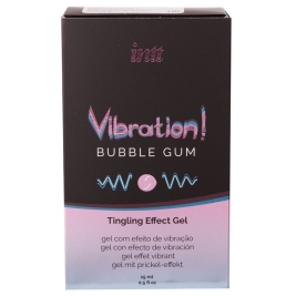 Возбуждающий гель INTT Vibration! Bubble Gum